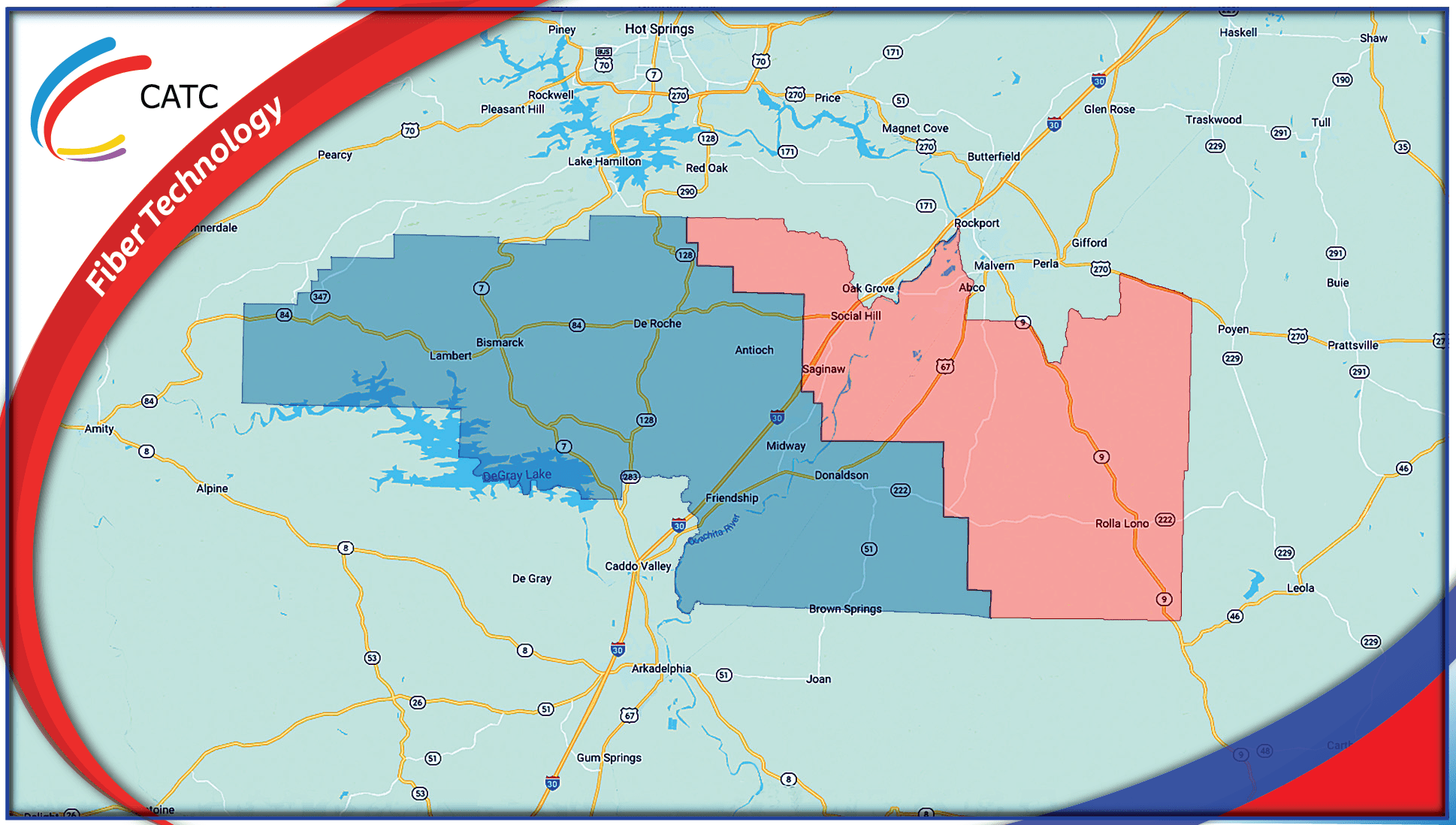 Find Your Service Area Central Arkansas Telephone Cooperative