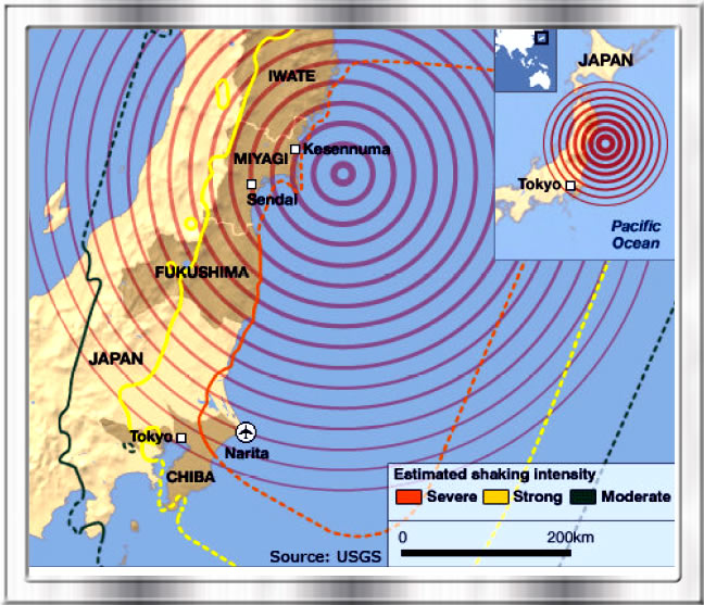 One Year Later After 9.0 Earthquake and Tsunami in Japan Prime Minister