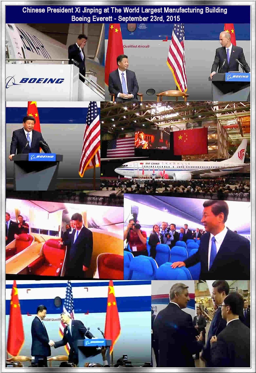 Chinese President Xi Jinping at the world largest manufacturing