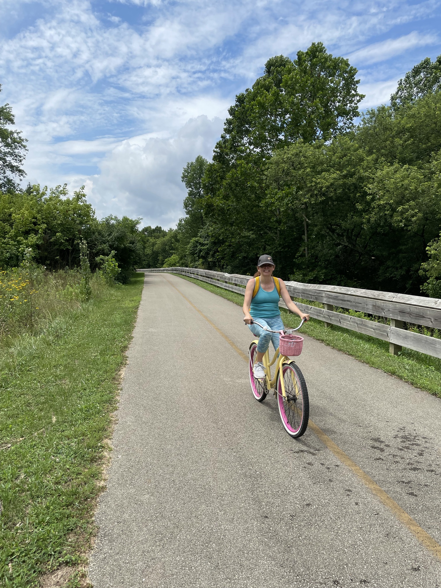 Little Miami Scenic Trail biking and breweries Catching Katie