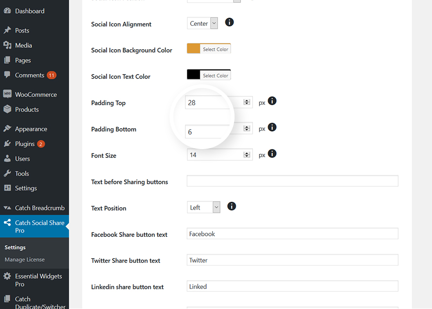 Catch Social Share Pro A Premium Social Sharing WordPress Plugin