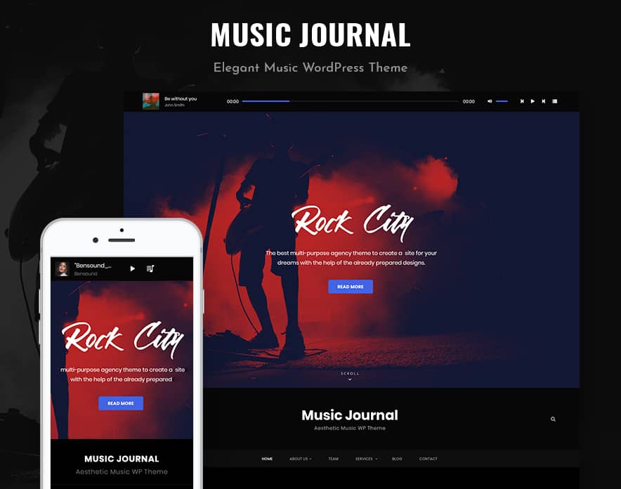 Our Latest Addition Music Journal A Free Music WordPress Theme