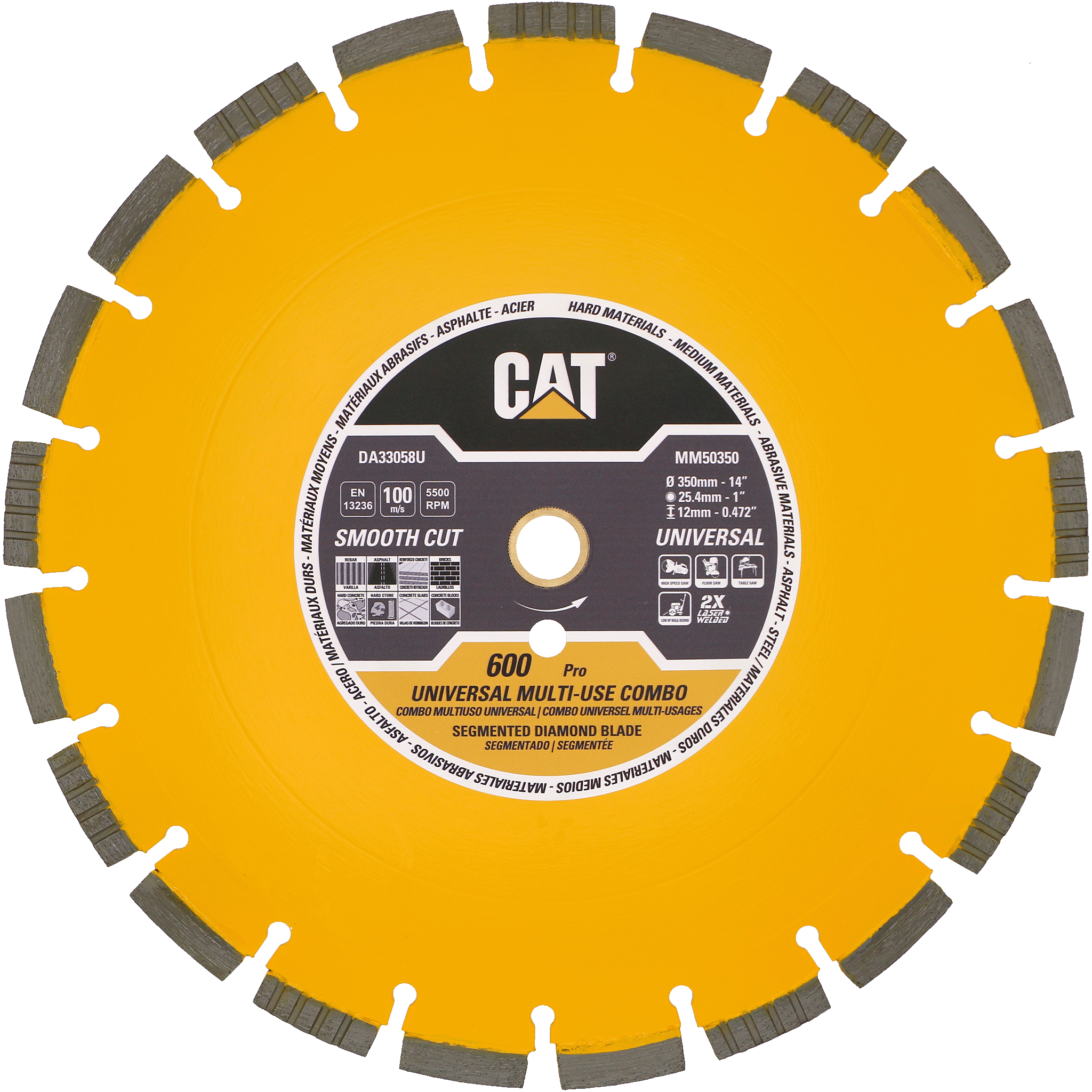 MM50 Segmented Rim Diamond Blade Cat Diamond Tools
