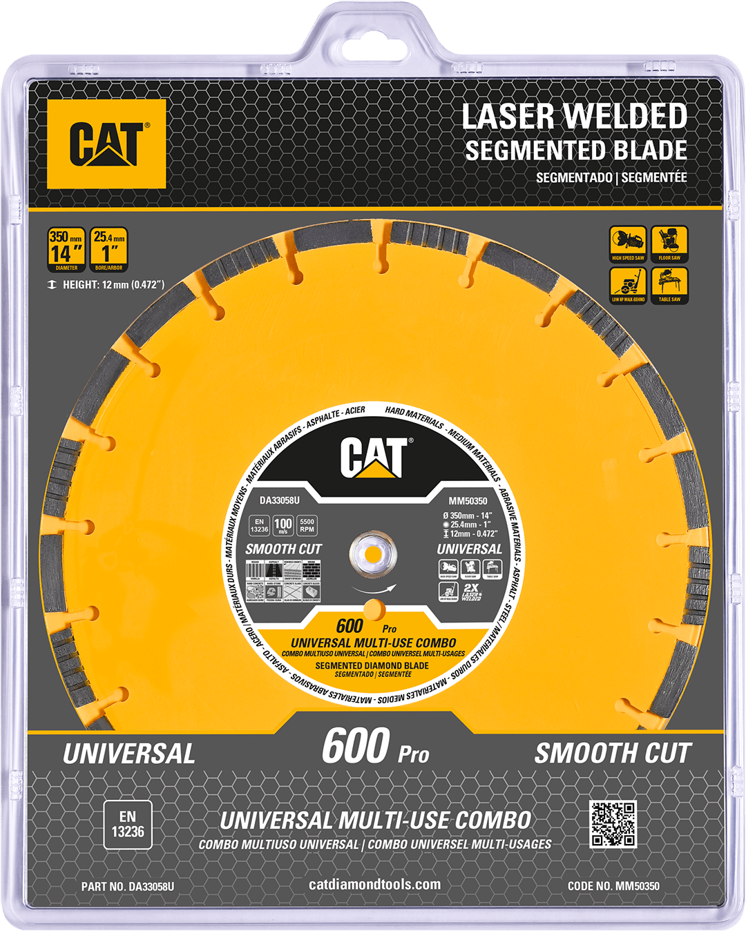 MM50 Segmented Rim Diamond Blade Cat Diamond Tools