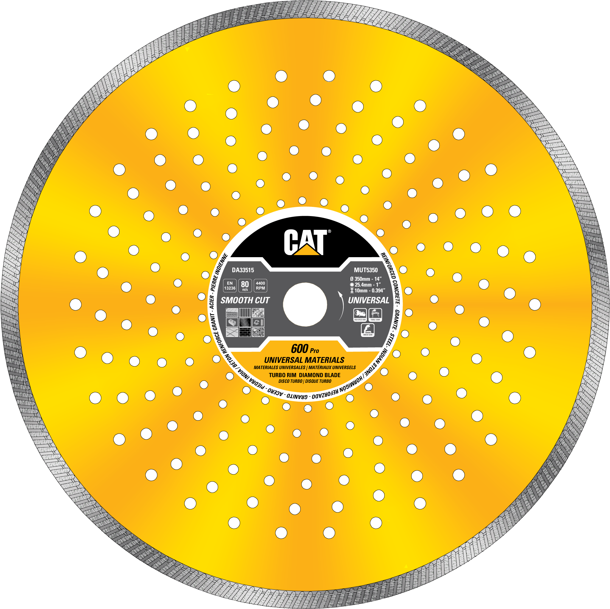 MUT5 Fast Turbo Diamond Blade Cat Diamond Tools