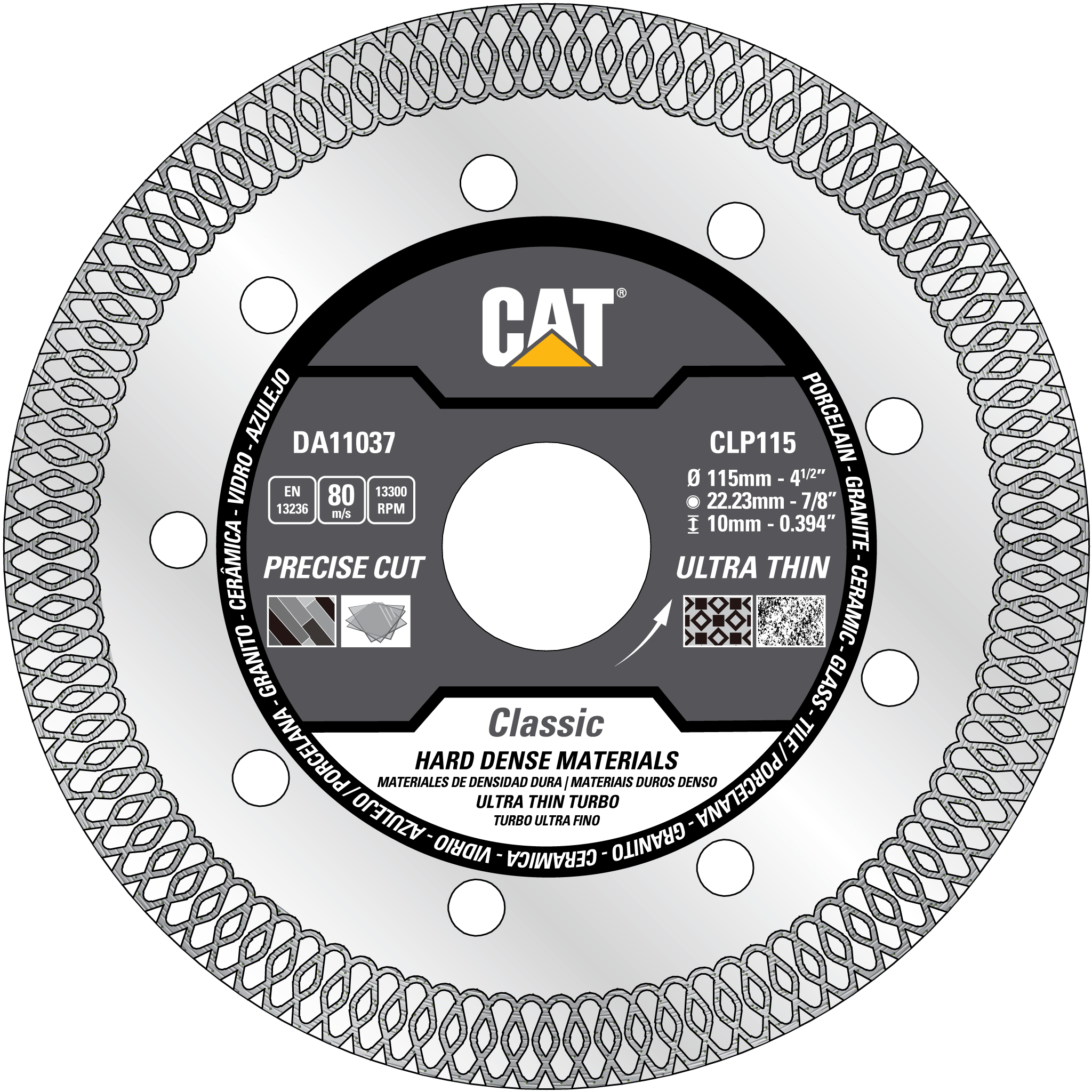 CLP Ultra Thin Turbo Diamond Blade Cat Diamond Tools Cat Diamond Tools