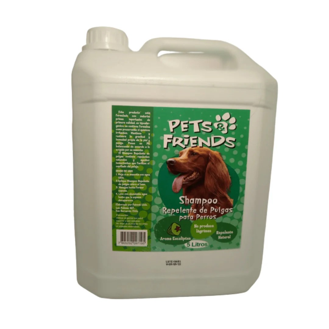 Shampoo Repelente de pulgas para Perro 5 Lts