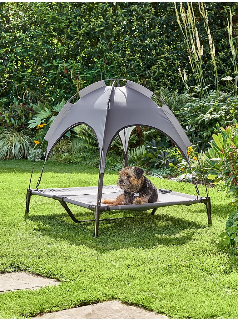 Grey Dog Bed Gazebo CatDog Ltd