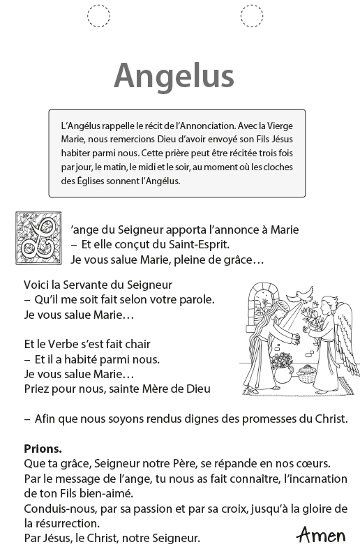 Angelus Catéchisme Emmanuel
