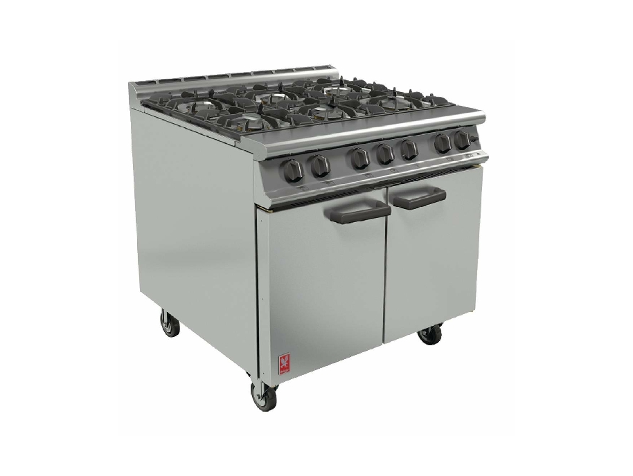 Falcon 6 Burner Dominator Gas Oven with Castors, Cooking Appliances