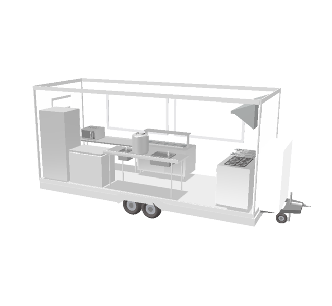 5.8m Trailer Kitchen Temporary Kitchen Hire Emergency Kitchens Modular Kitchens Mobile