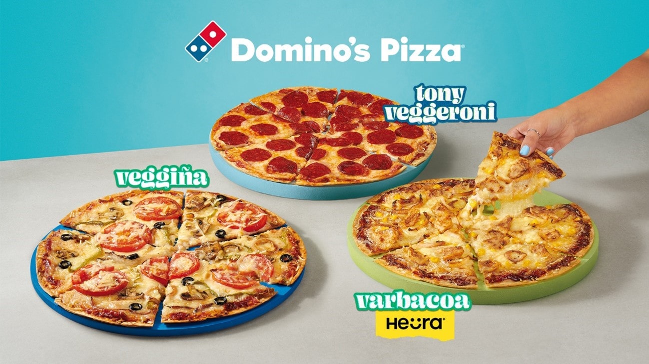 Nuevas pizzas veganas en la carta de Domino’s Pizza CaterNews