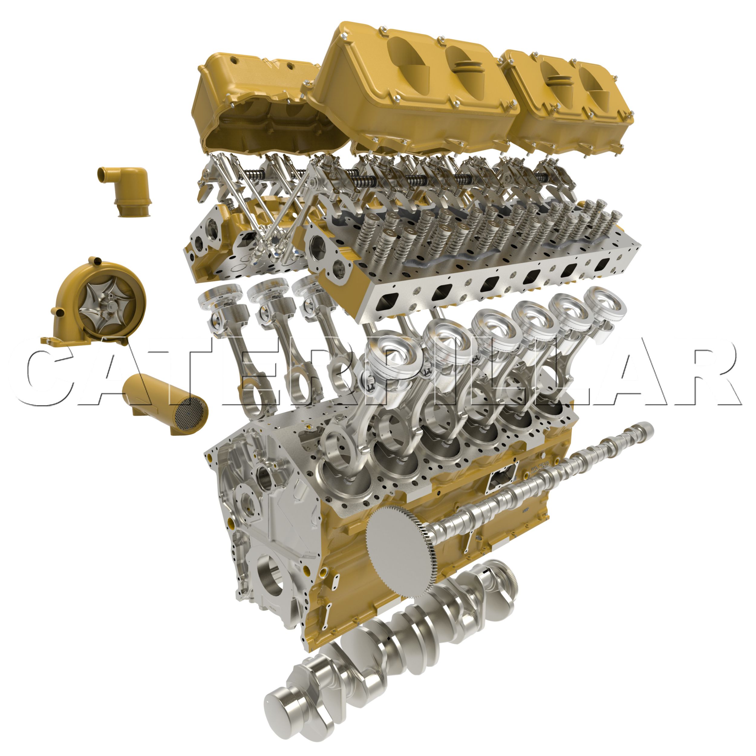 0R9360 Cat® 3412E Reman Long Block Cat® Parts Store