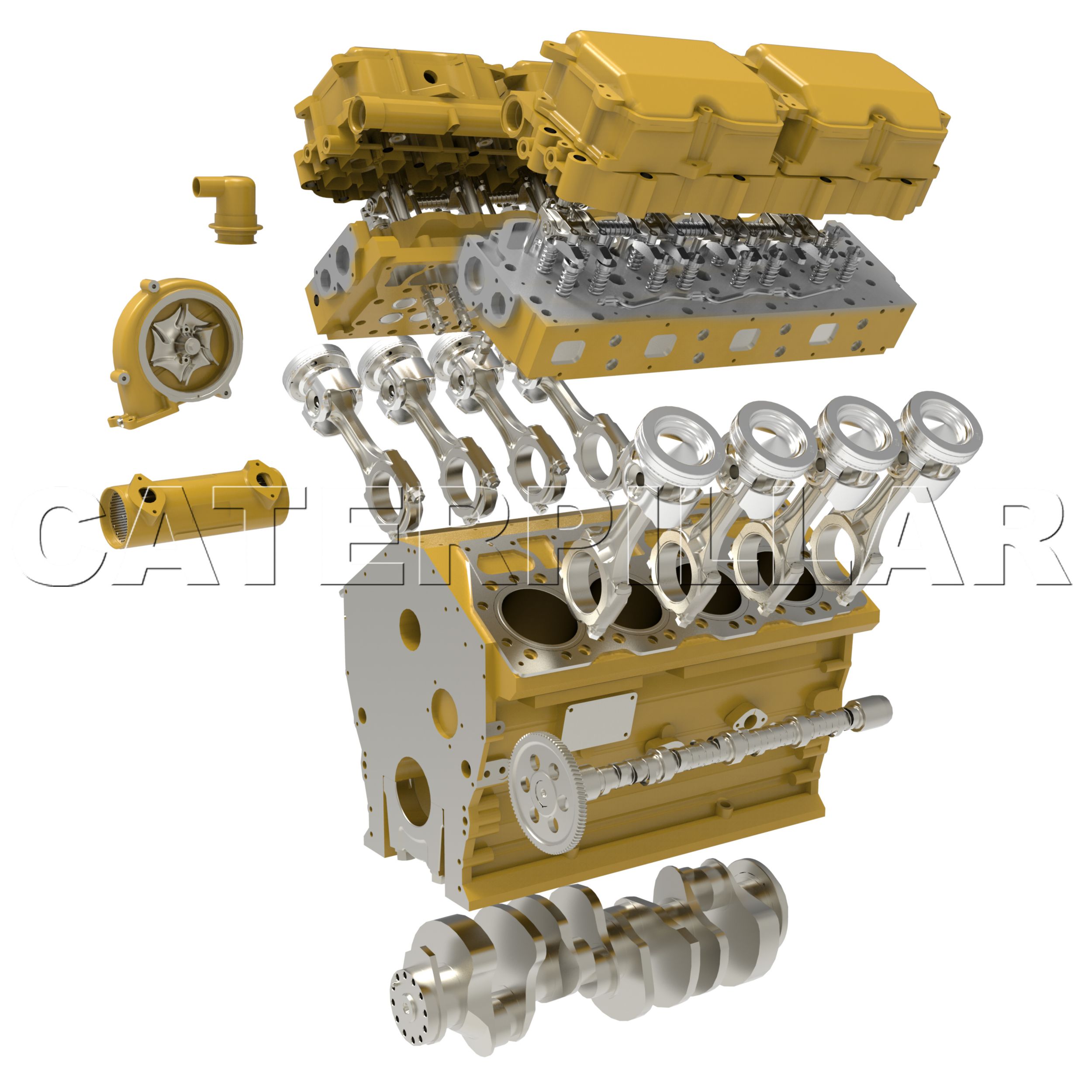 10R7021 Cat® 3408 Reman Long Block Cat® Parts Store