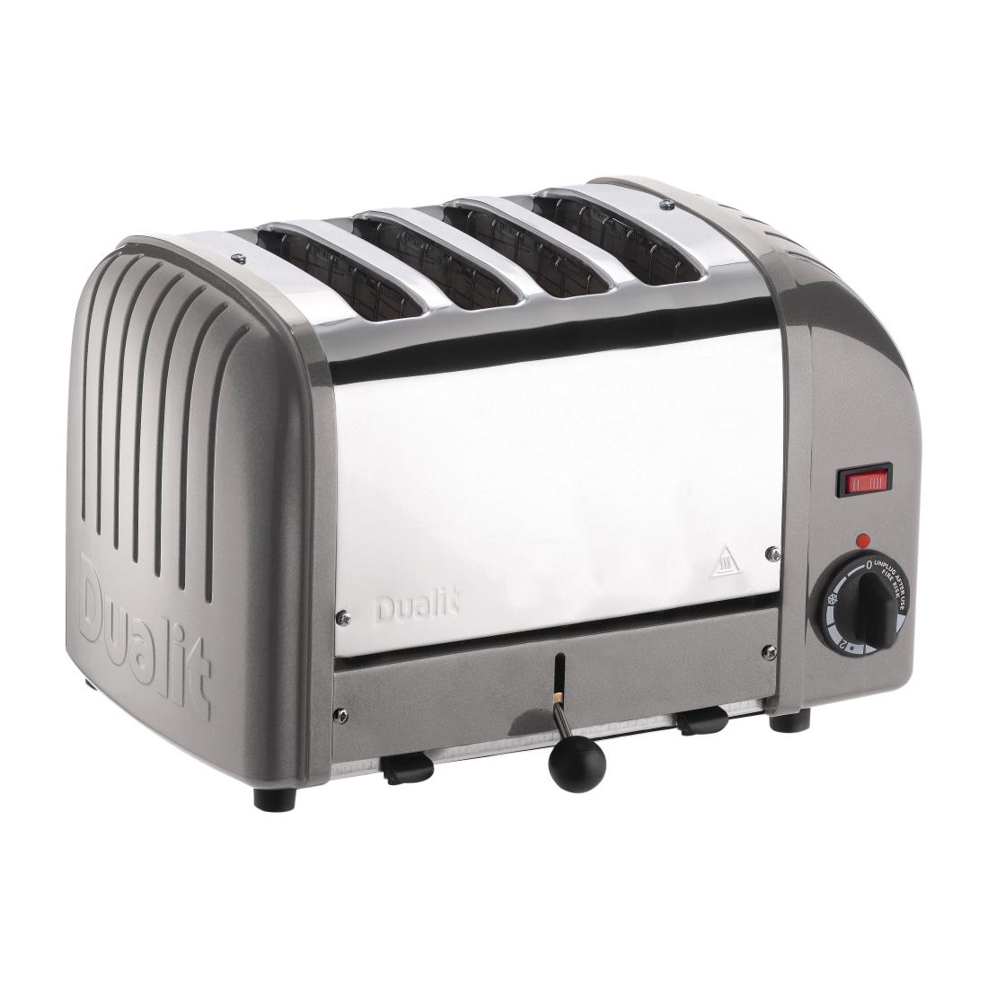 Dualit 4 Slice Vario Toaster Metallic Silver 40349 (CD327) CaterSpeed