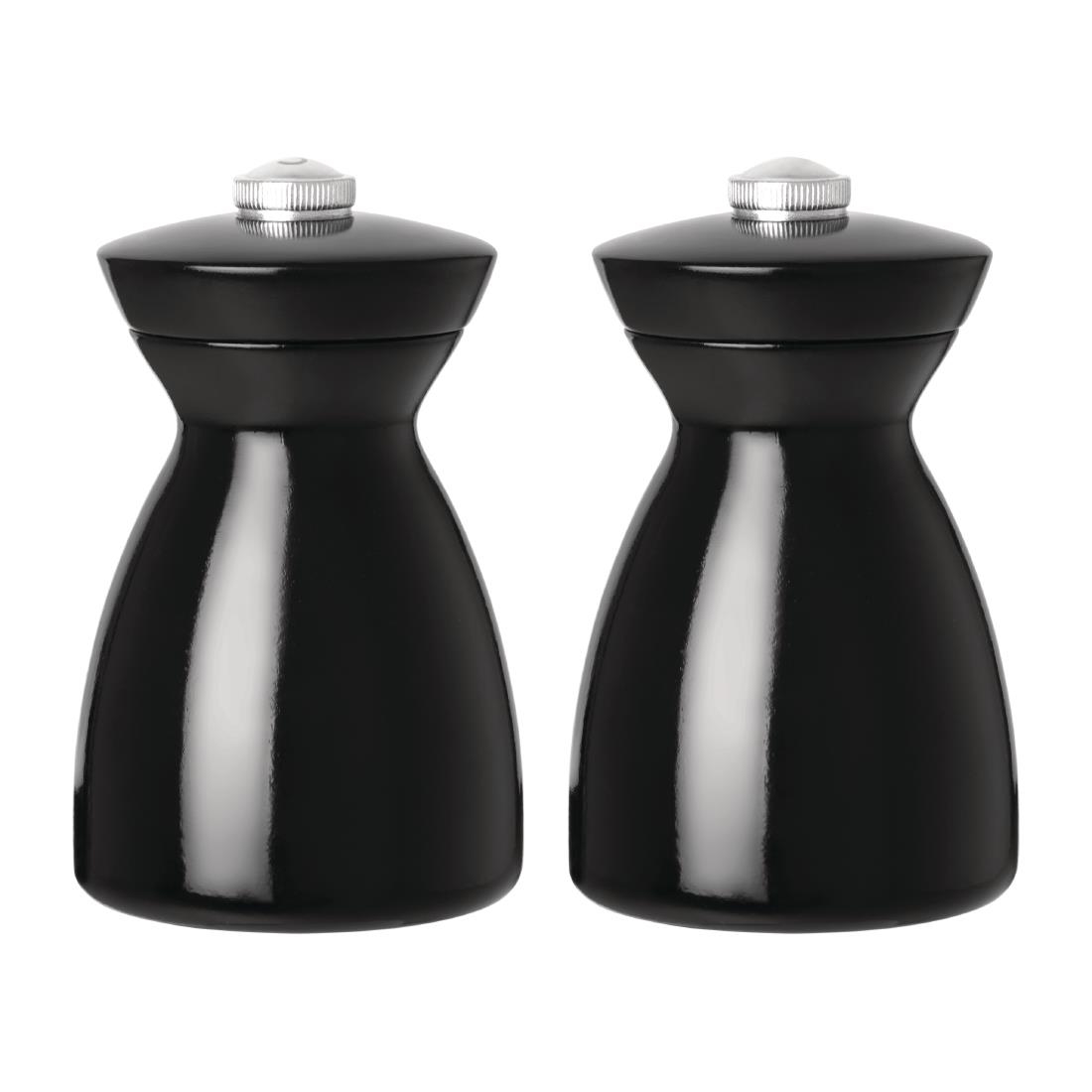 Olympia Dark Wood Salt and Pepper Mill Set (GF258) CaterSpeed