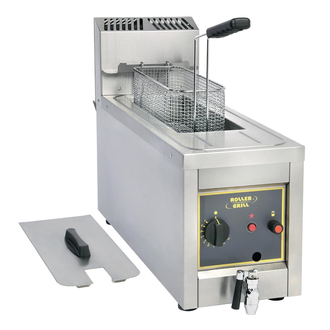 Roller Grill Single Tank Single Basket Countertop LPG Fryer RF8 (GP317