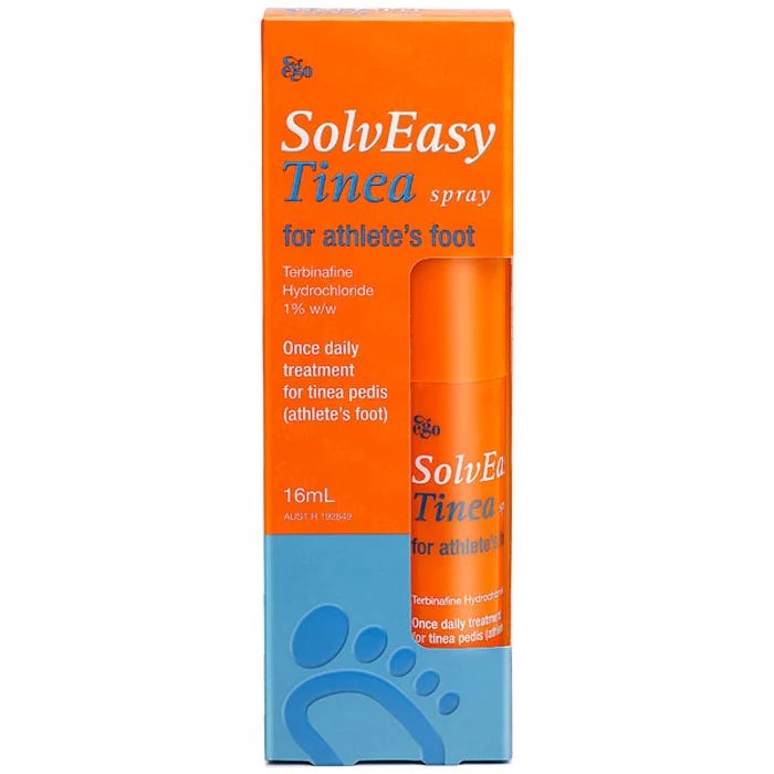 Ego SolvEasy Tinea Spray Effective Athlete's Foot Treatment Cate's