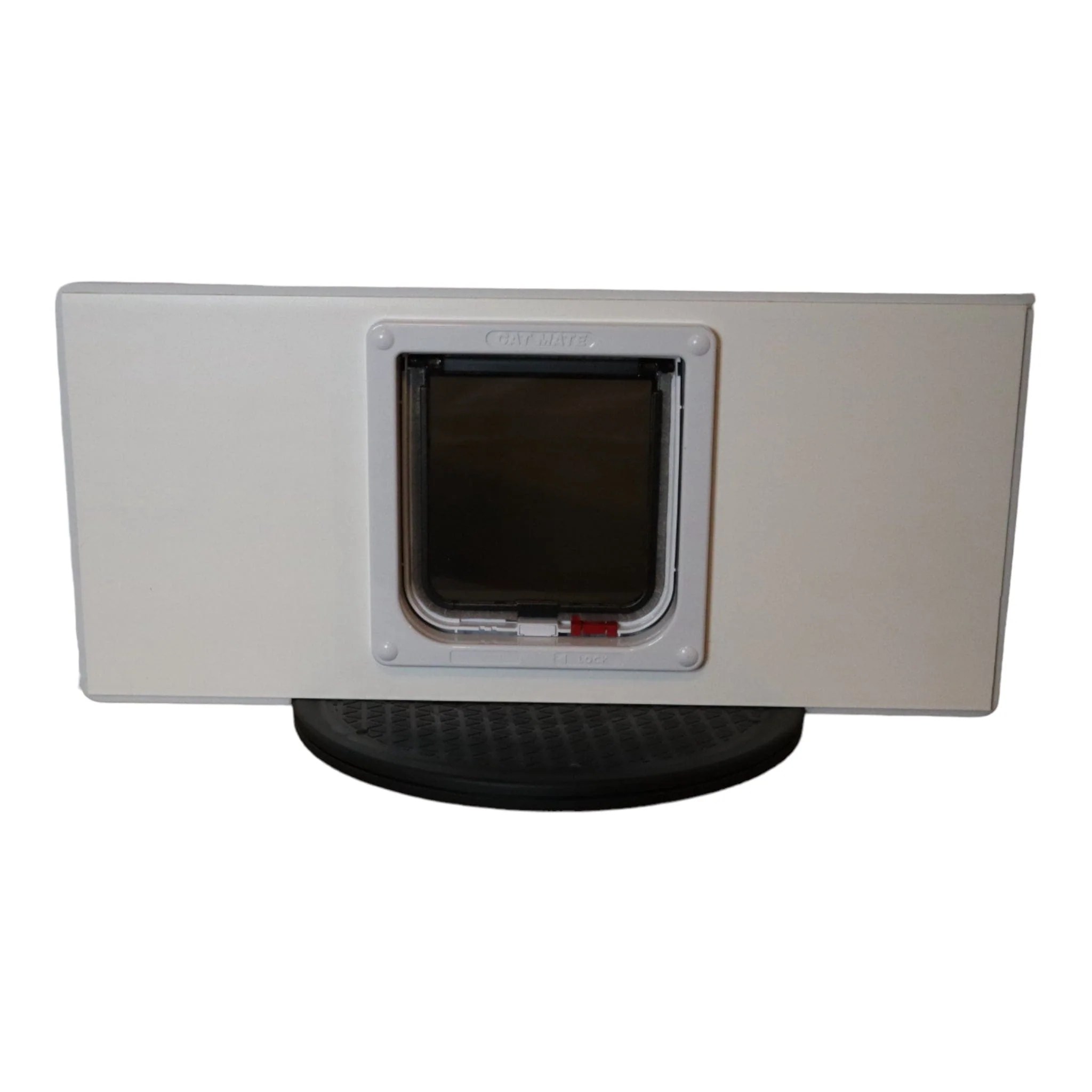 CAT DOOR WINDOW INSERT SOLID PVC BASE FREE SHIPPING! Cat Flap