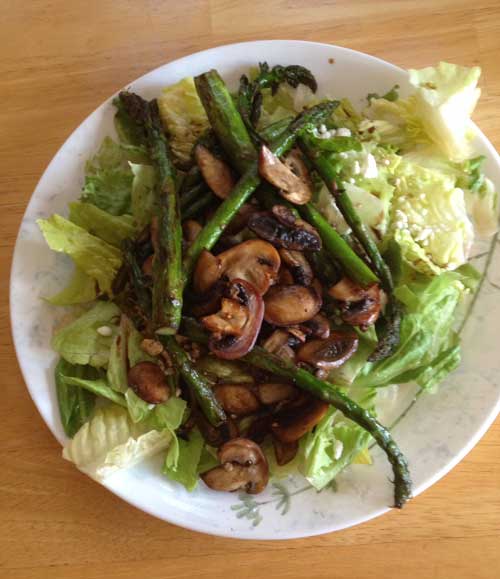 Warm Asparagus Salad • Cathe Friedrich