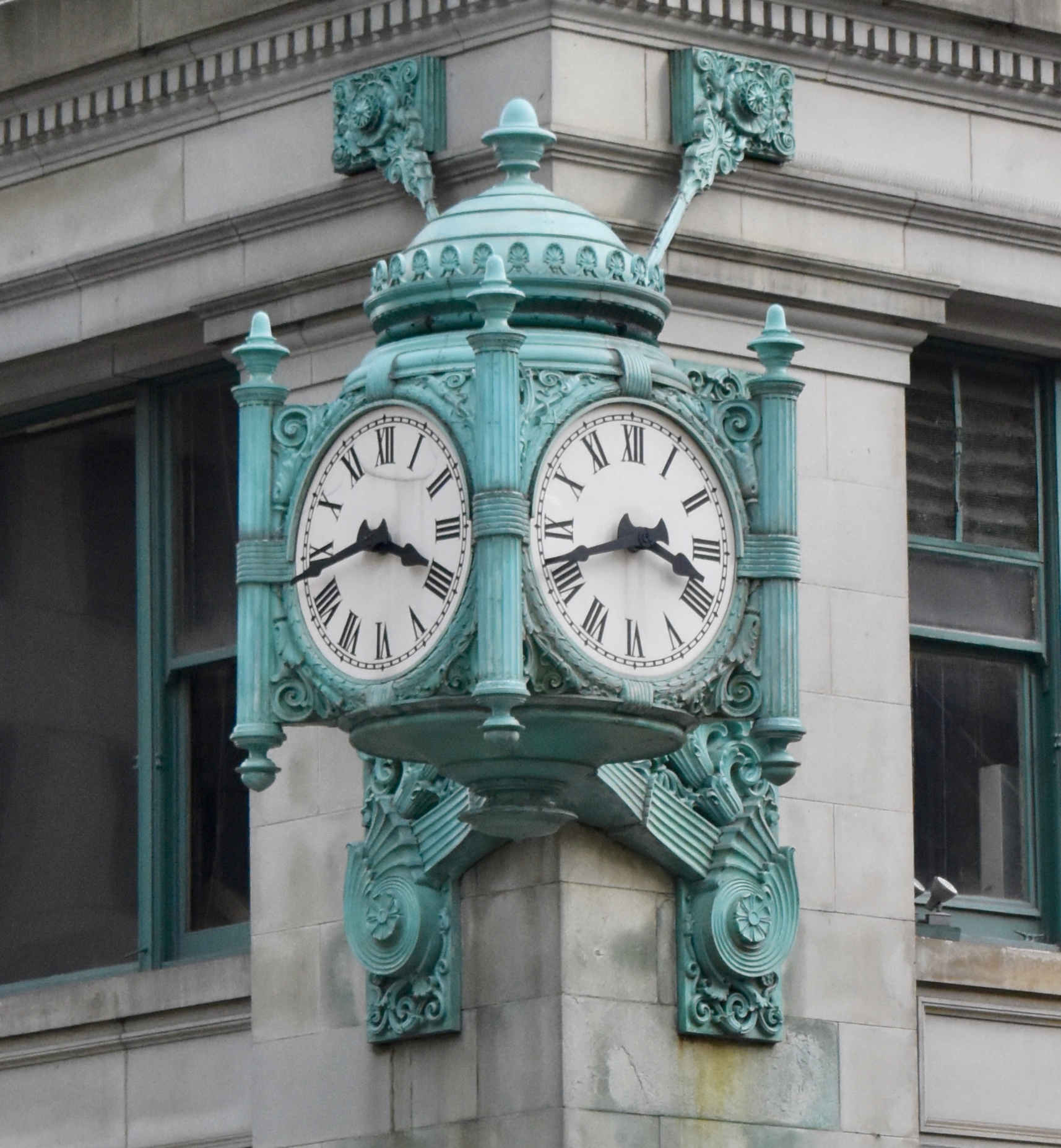 Marshall Fields Building clock