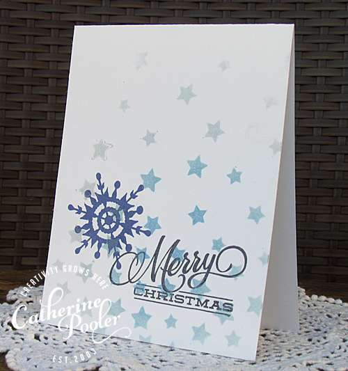 One Layer Christmas Card with Stencils Catherine Pooler Designs
