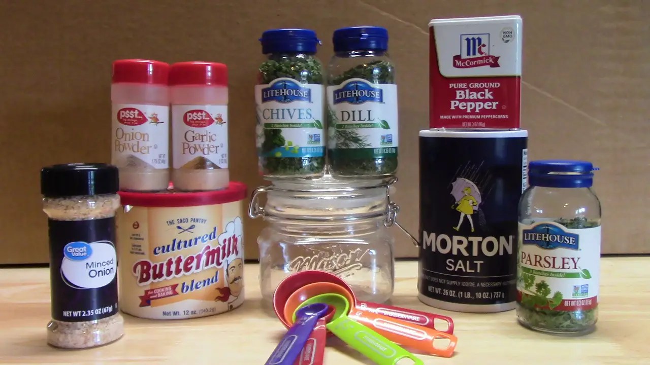 Ranch Dressing (Dry Mix) Catherine's Plates