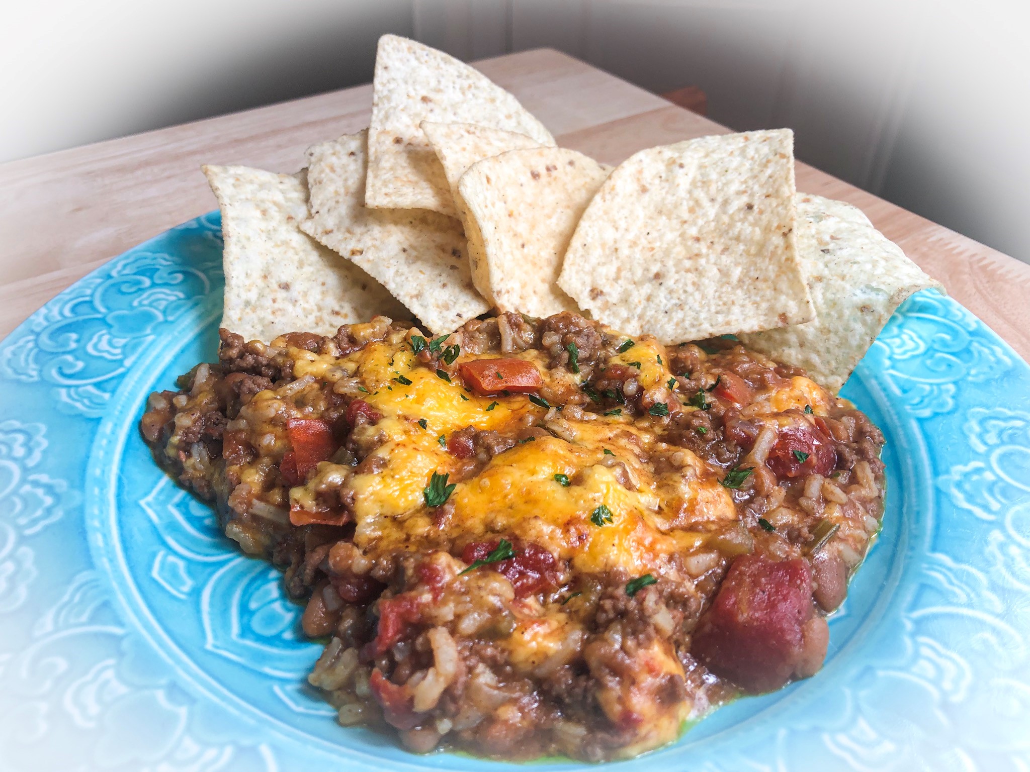 Chili Cheese Rice Casserole Catherine's Plates