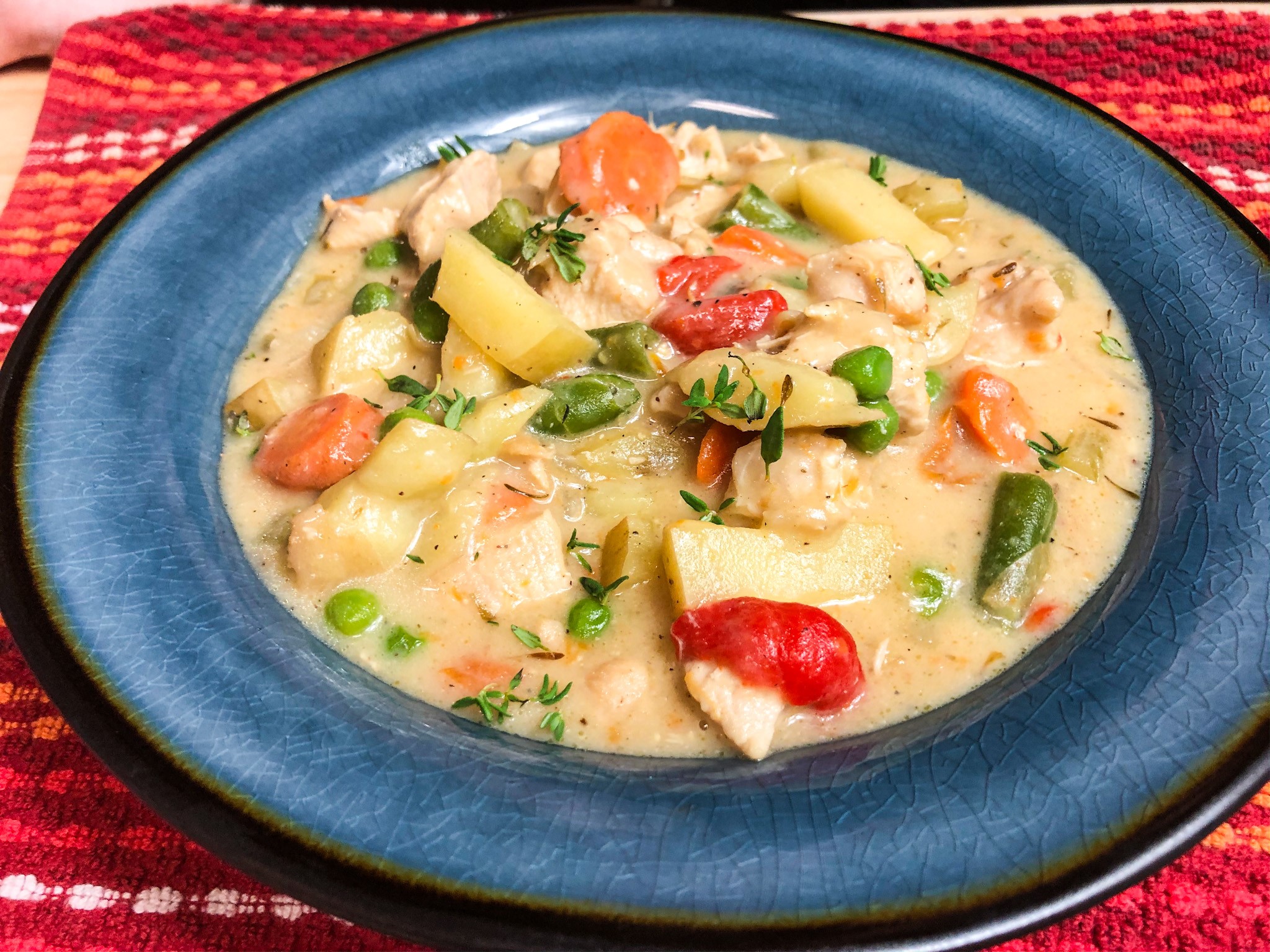 Creamy Chicken Stew Catherine's Plates