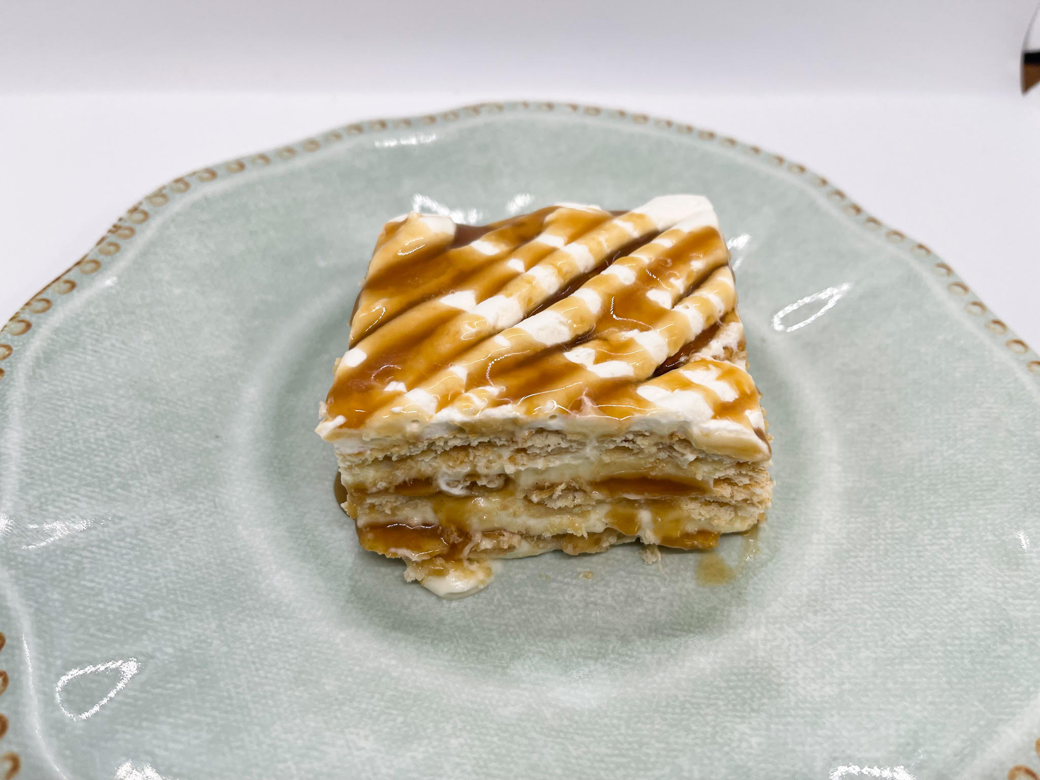 Ritz Cracker Caramel Icebox Dessert Catherine's Plates