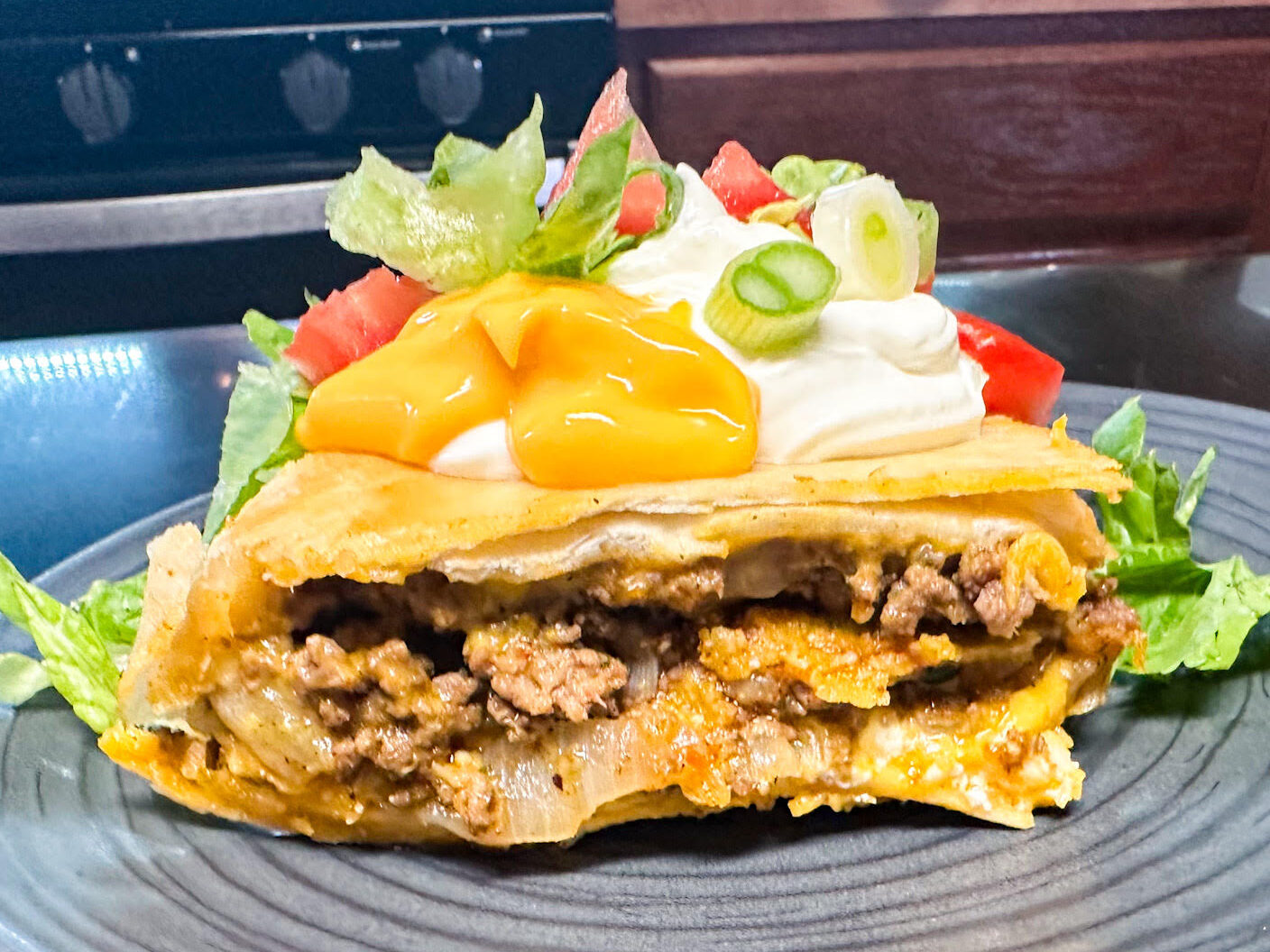 Crunchwrap Casserole Taco Bell Inspired Recipe Catherine's Plates