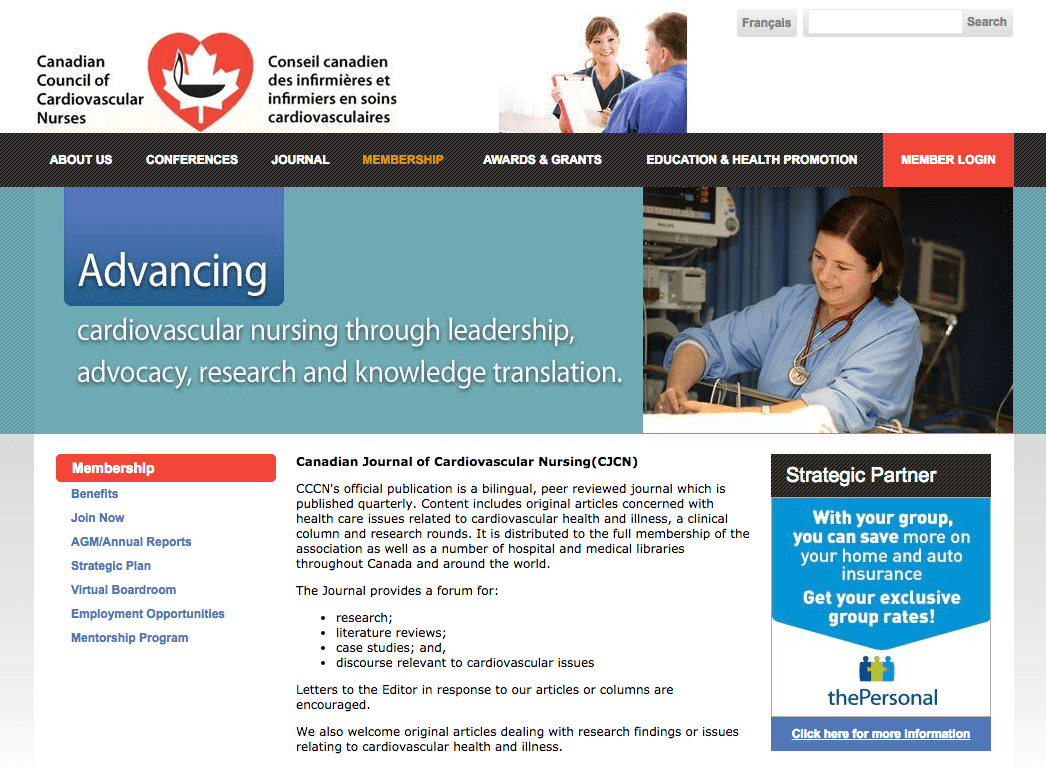 Canadian Journal of Cardiovascular Nursing (CJCN)