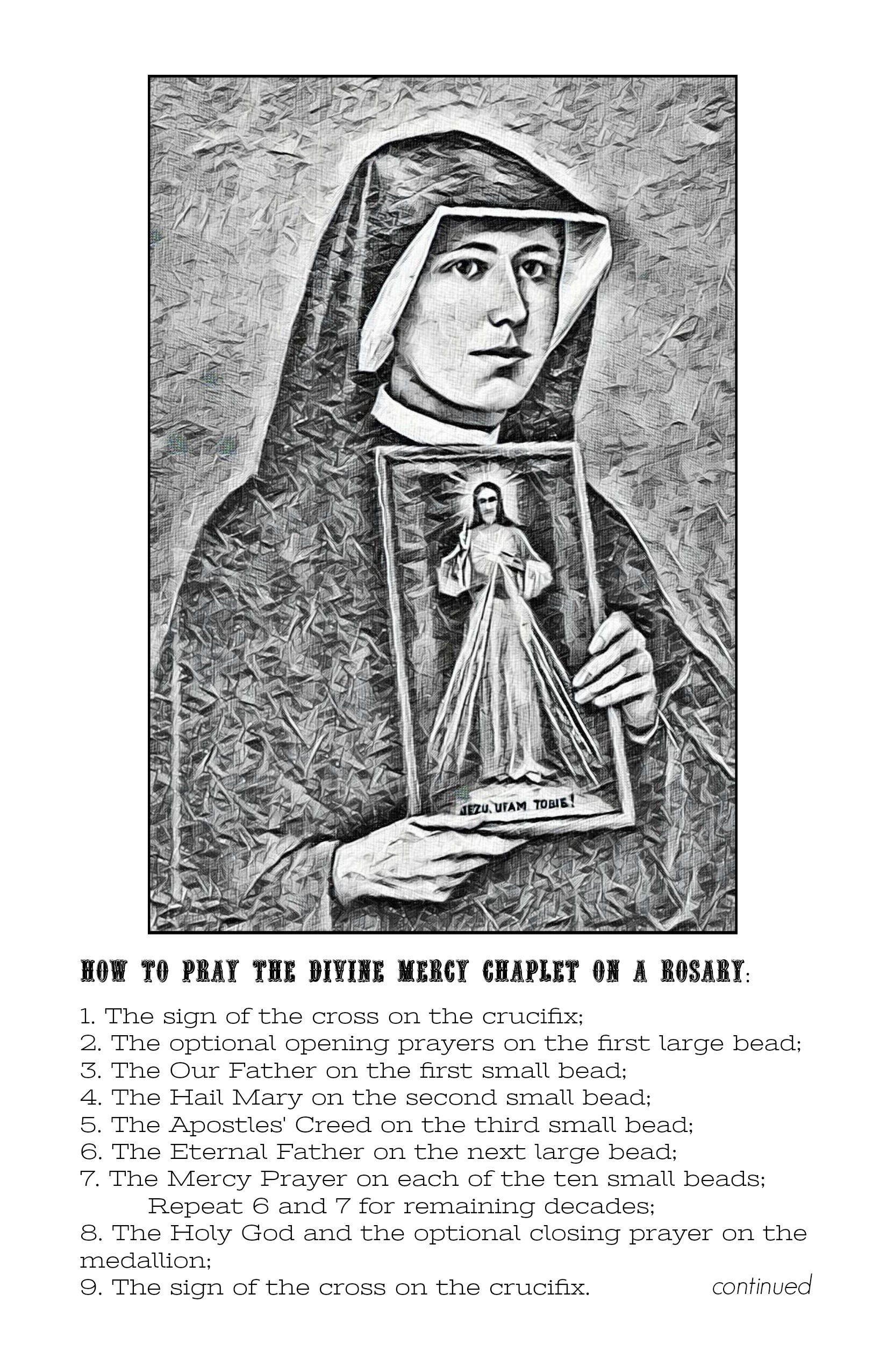 Divine Mercy Chaplet and Novena 2020