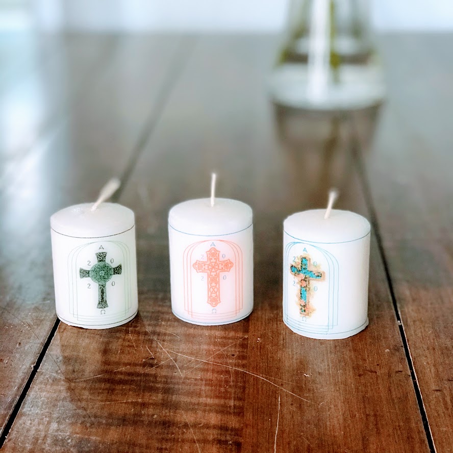 Homemade Easter Candles or the Coronavirus Wins Catholic All Year