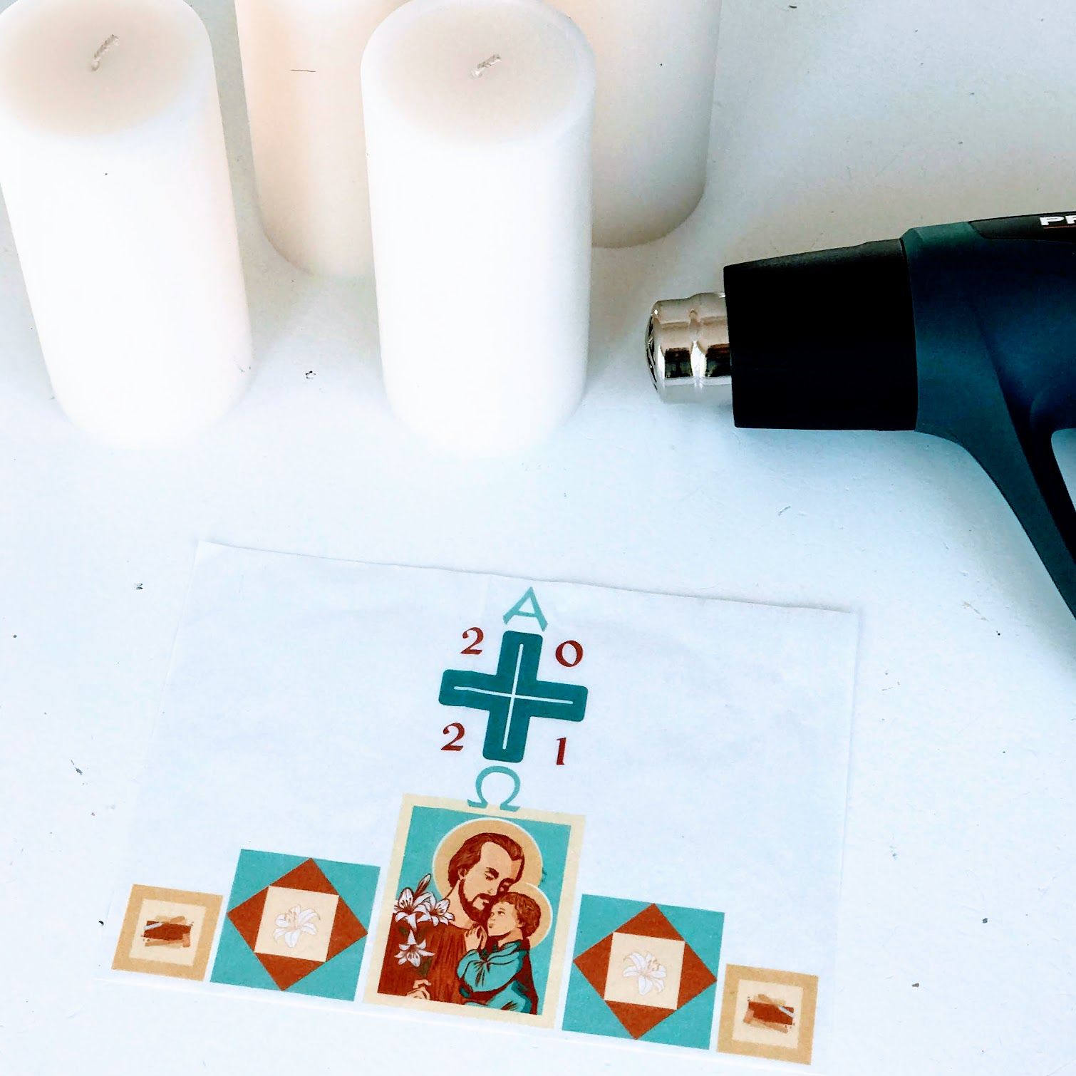 2021 New Paschal / Easter Candles Catholic All Year