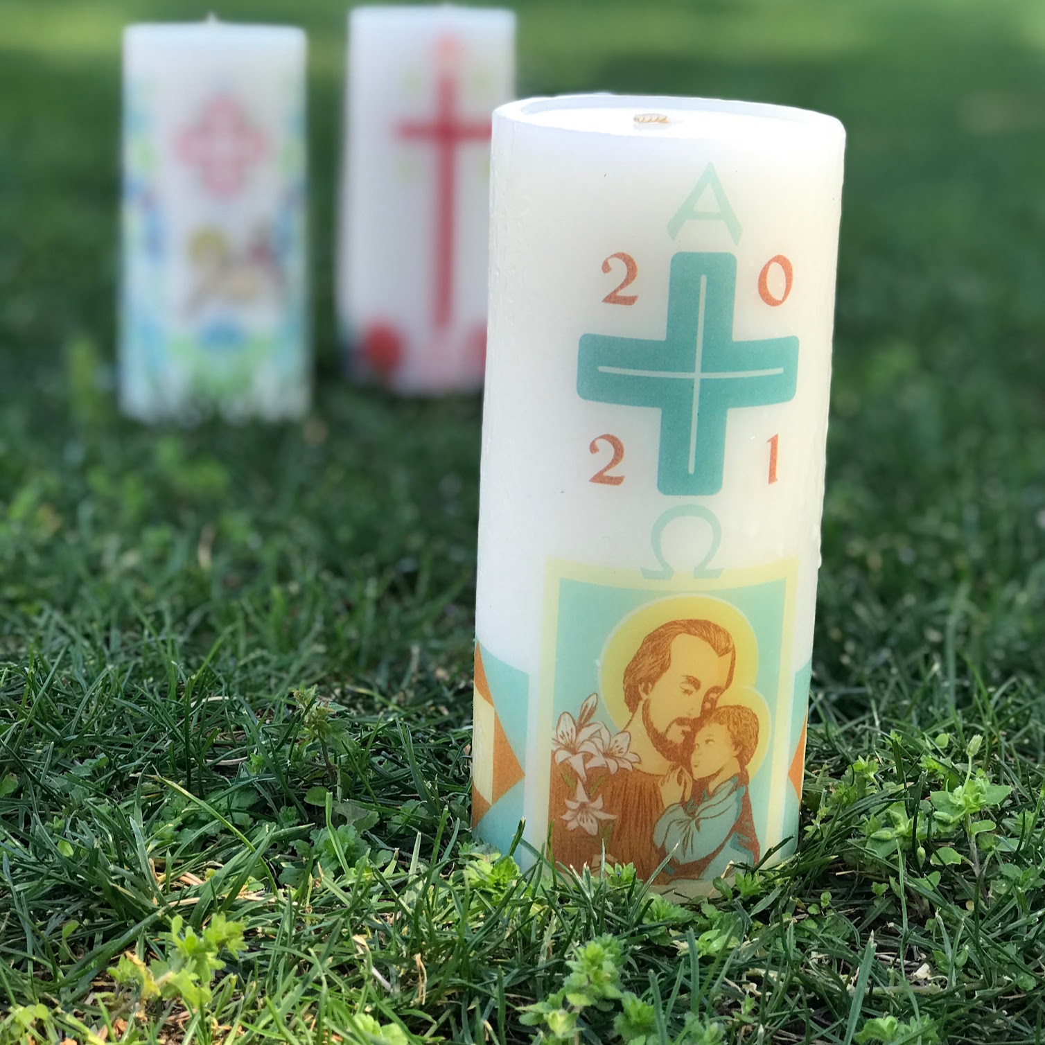 2021 New Paschal / Easter Candles Catholic All Year
