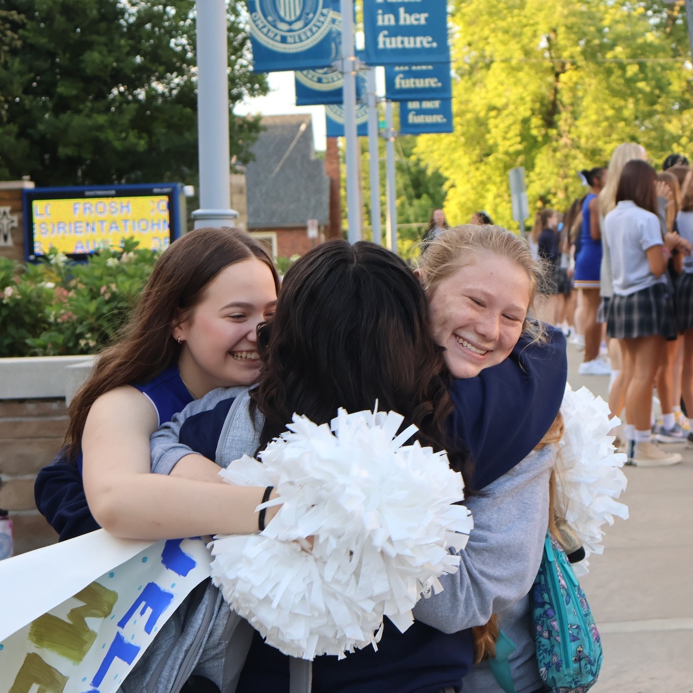 Blessings abound on the first day of school around the Archdiocese of