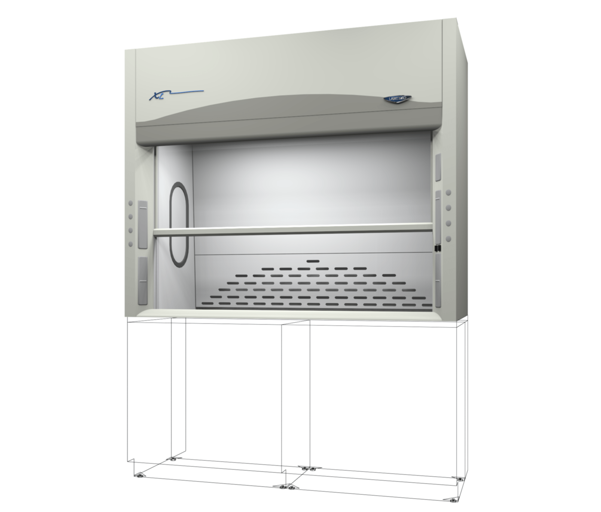 1116, 72" W x 31.7"D x 59"H, XL Standard Chemical Fume Hood