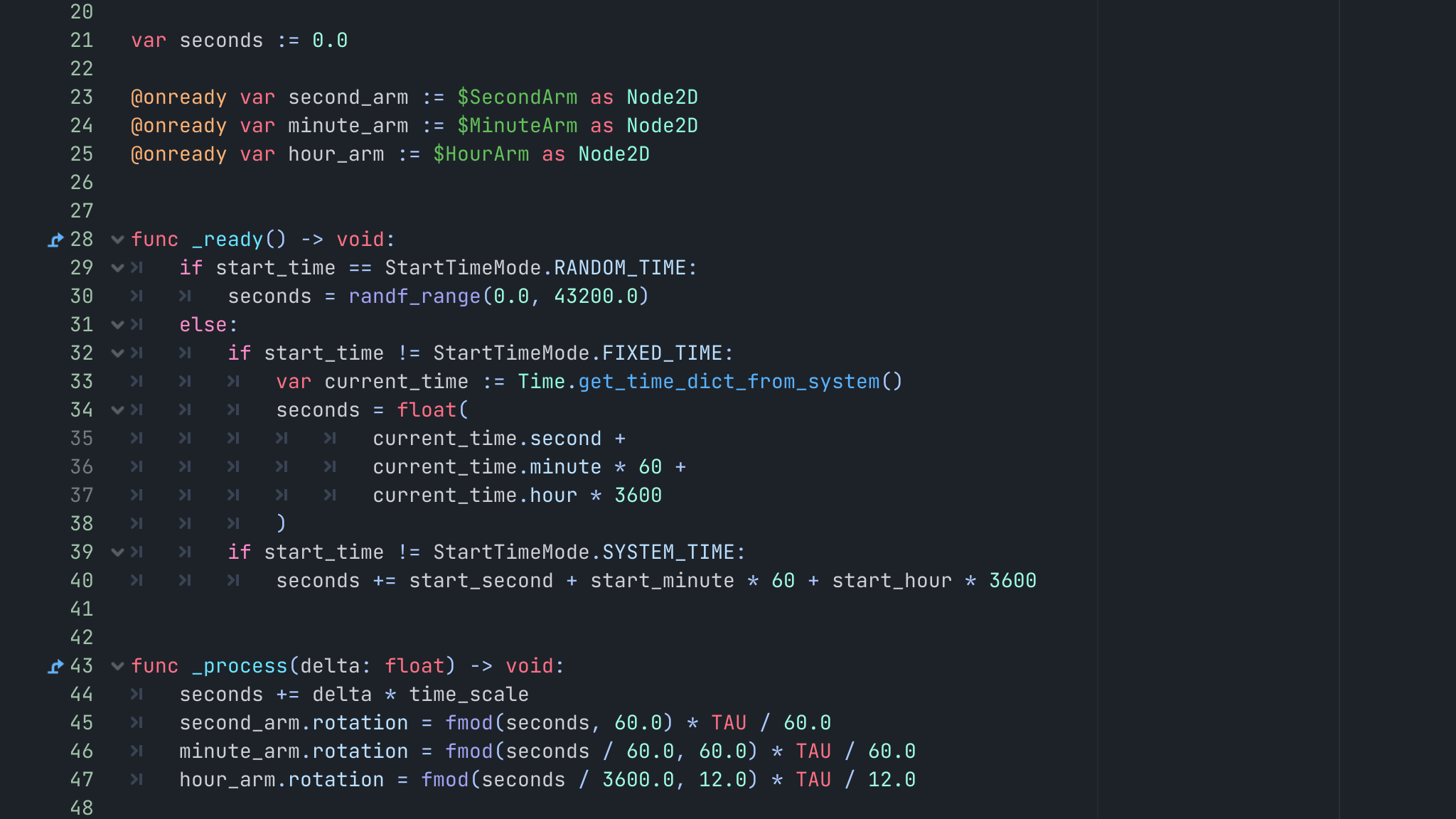 Programming a Clock Introduction to Godot Engine 4