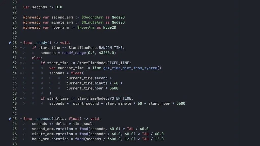 Programming a Clock Introduction to Godot Engine 4