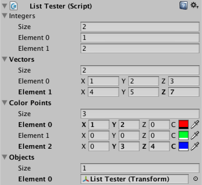 Custom List, a Unity C Editor Tutorial