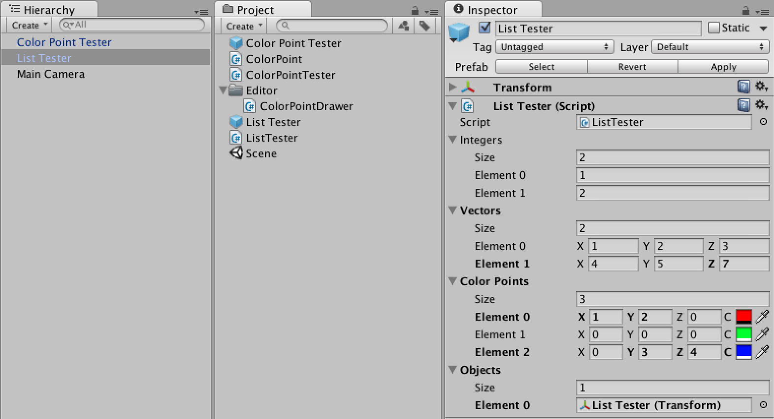 Custom List, a Unity C Editor Tutorial