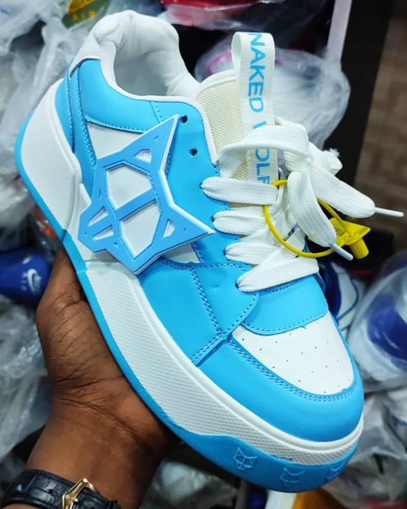 SKY BLUE Naked Wolfe Luxury Sneakers | Maybell's Collections - Catlog