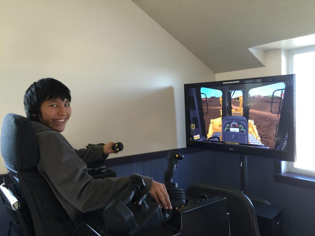 Cat® Simulators Boost Interest in Heavy Equipment Careers in Alaska CAT® SIMULATORS