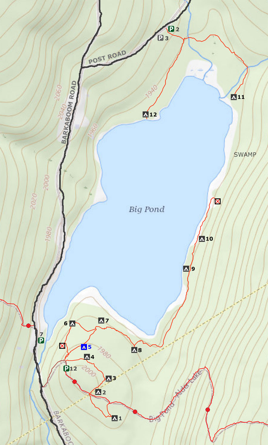 Camping & Hiking at Big Pond