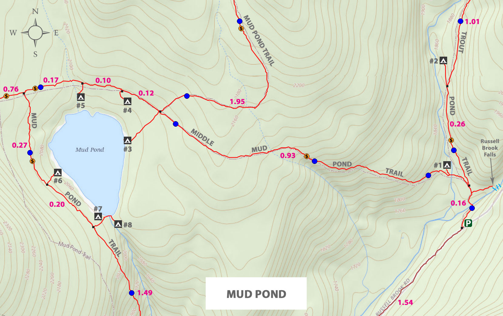 Camping & Hiking at Mud Pond