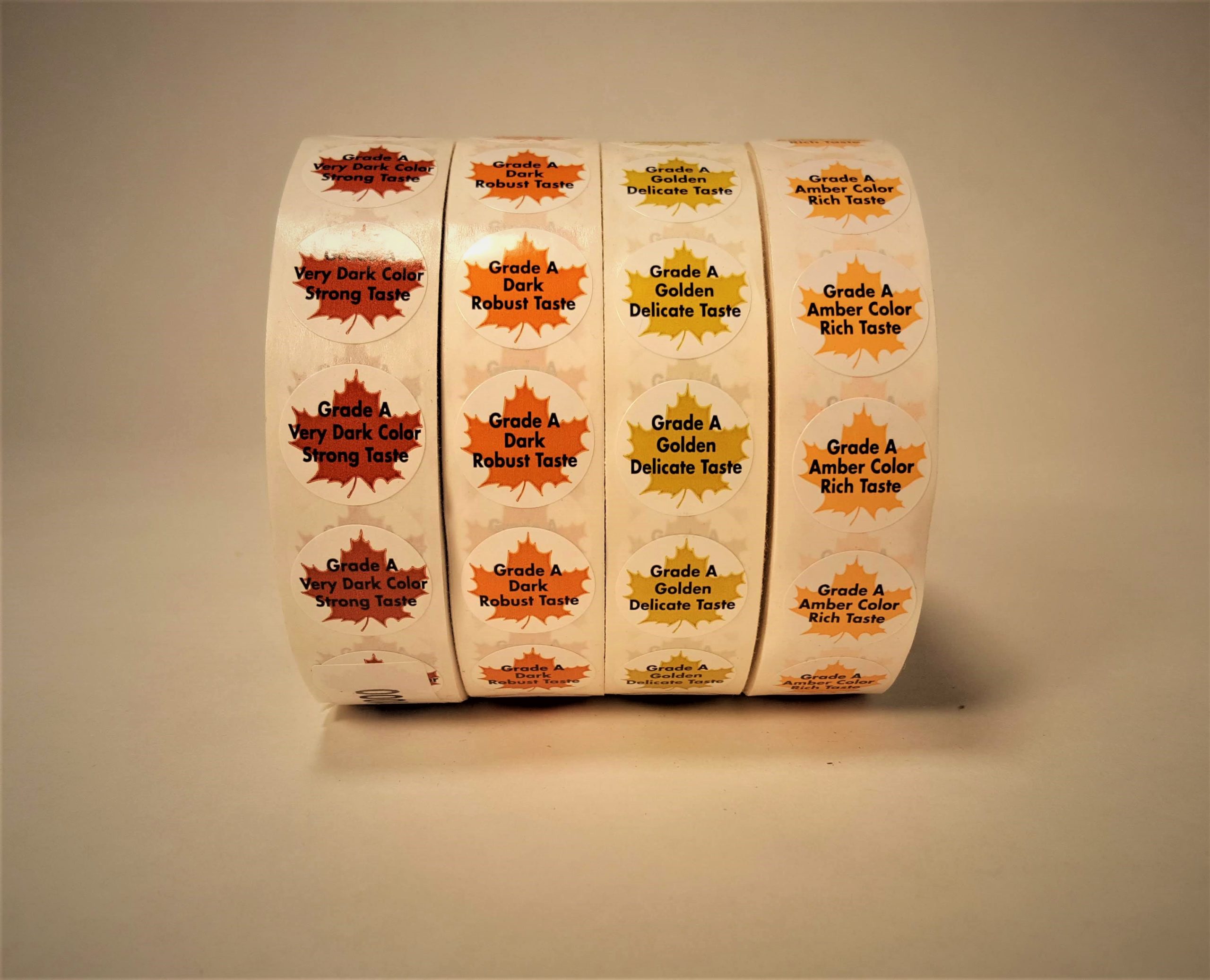 Maple Syrup “Grade” Stickers Catskill Mountain Maple