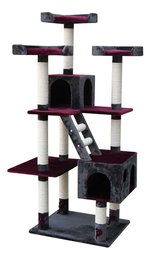 Cat Tree Maine Coon Tower PLUS Blackline (Anthracite) LOWEST PRICES