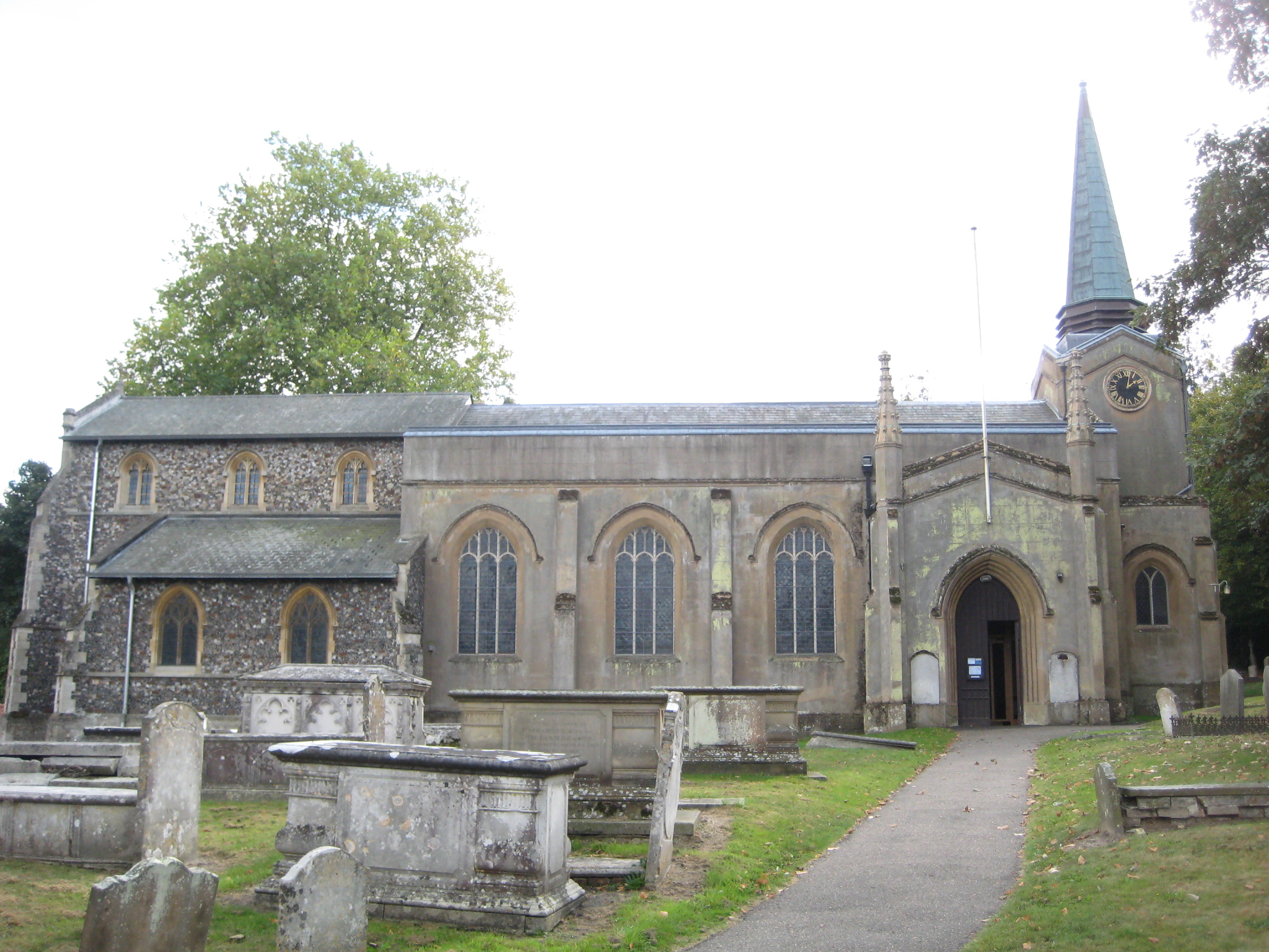 Church of St Leonard, LEXDEN ROAD (south side) Colchester Archaeological Trust