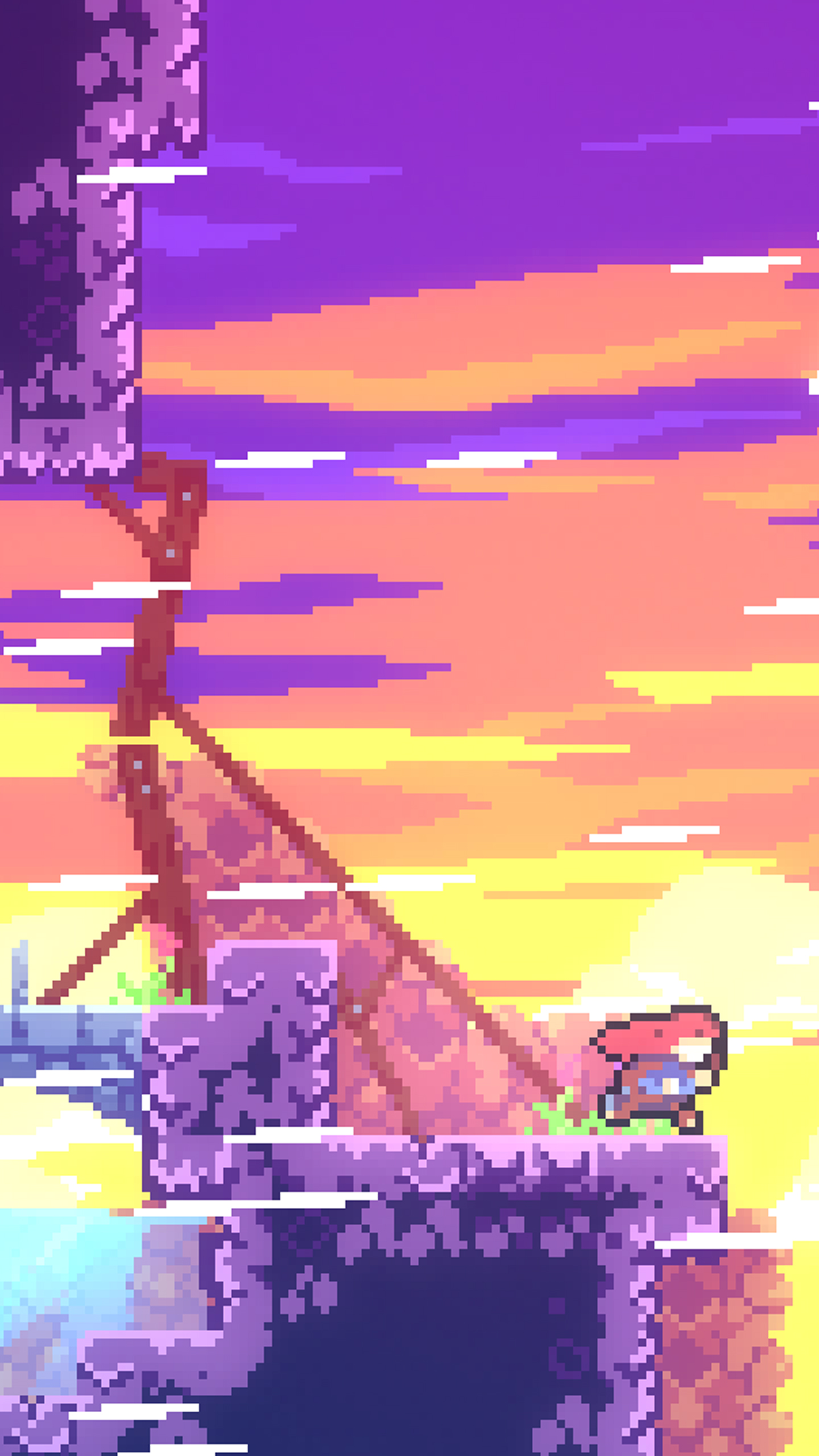 Custom Celeste Wallpapers Cat with Monocle
